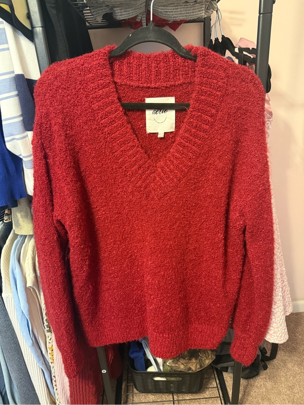 Aerie Teddy Boucle Sweater